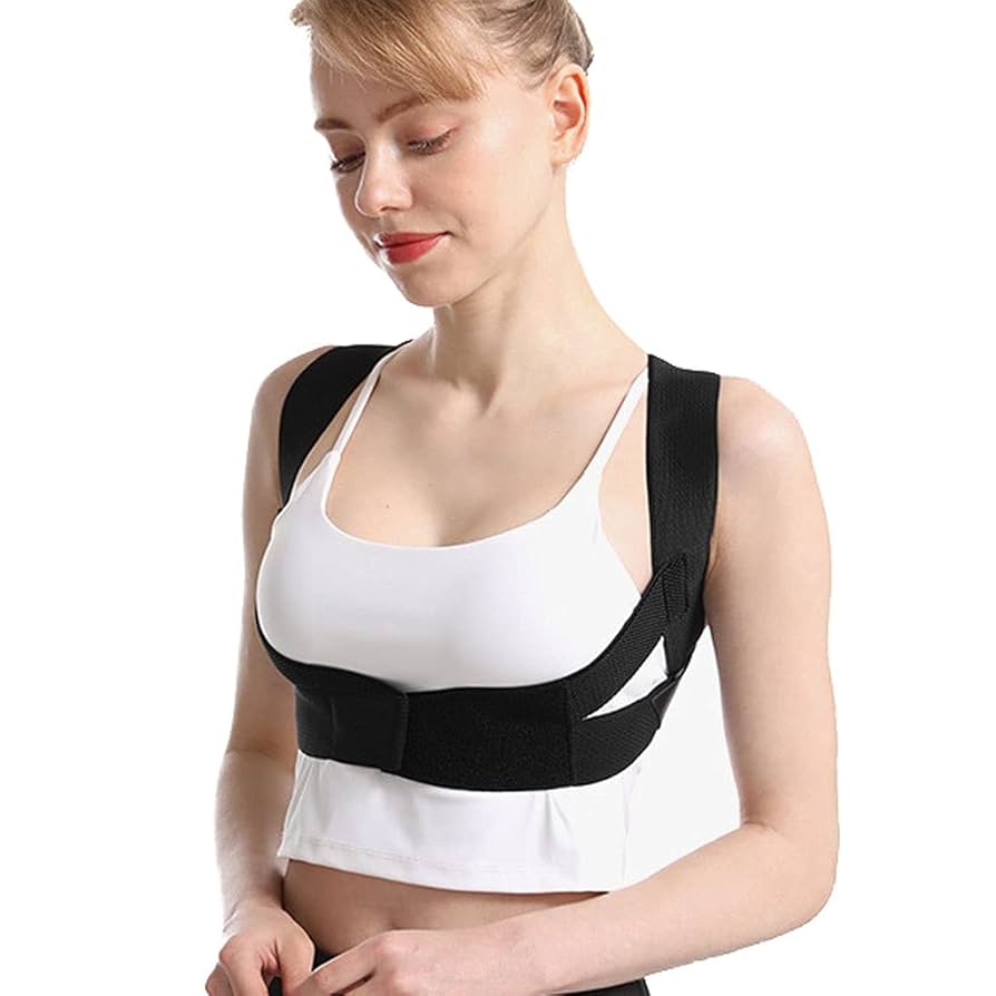 男性と女性のための調節可能な姿勢矯正器 - 姿勢ブレース、鎖骨サポート Amazon.co.jp: 男性と女性のための姿勢矯正器 鎖骨をサポートし